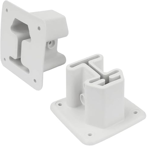Pinces pour échelle de piscine - Pinces de montage en acier inoxydable - Matériel résistant à la rouille avec trous pré-percés - Supports haute performance pour sécuriser les rails d'échelle pour les
