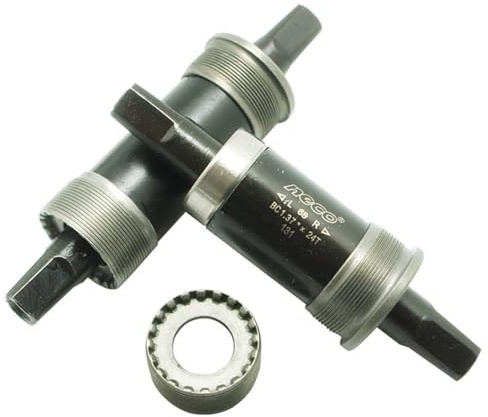 Movimento Centrale Perno Quadro 1 PCS. Mtb. Staffa di fondo della bicicletta 68 * 124 131 80 * 140 84 * 140 147mm Bicycle Cuscinetto centrale Asse Axis Bike Parts for Square Crankset conico Movimento