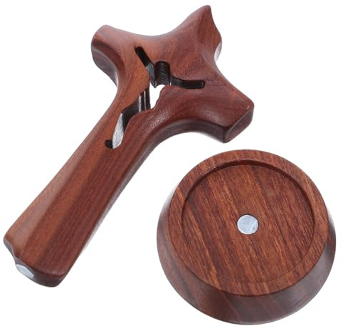 Cabilock Cruz de Madera sin para Manualidades Pequeña Decoración de Mesa para Iglesia Centro de Mesa Religioso para Pascua y Bautizo