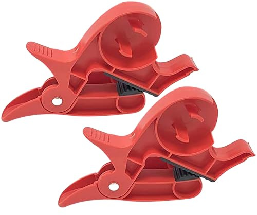 2 Pieces Christmas Wrapping Tape Dispenser, Gift Wrapping Supplies, Wrappings Paper Table Holder with Tape Dispensers, Wrappings Paper Holder Table Clamp for Packing