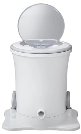 LOVIVER Essoreuse à linge manuelle compacte, non électrique, pour dortoirs, écoles et hôtels, Blanc, M