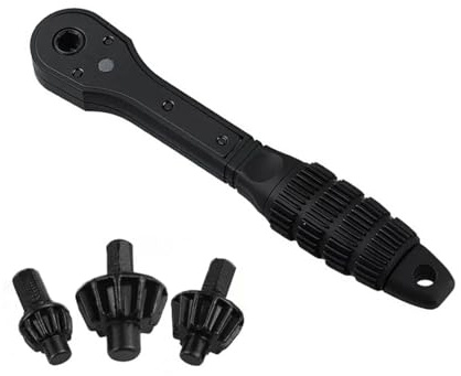 Llave de portabrocas de trinquete 2 en 1, herramienta de llave de portabrocas de doble cabeza para herramientas eléctricas