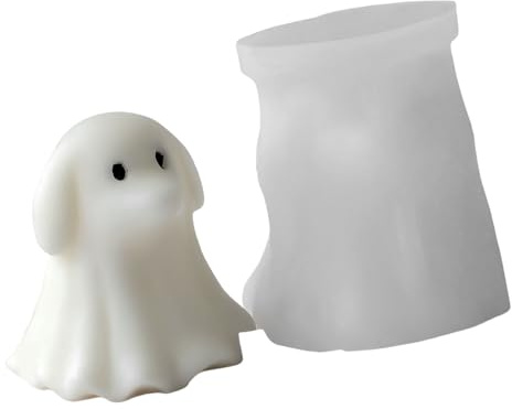 SEAYACK Robusto Stampo per Candele Halloween con Spettri Realistici E Disegni Animali Ideale Appassionati Artigianato Domestico Stampo Candele Animali Domestici