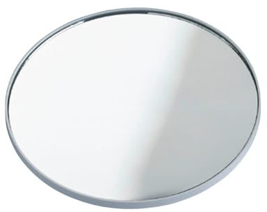 WENKO Kosmetikspiegel, 300 % Vergrößerung, Kunststoff, 12 x 0.5 cm, Chrom