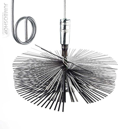 200 mm rhyas schornstein Scopa in acciaio armonico + 5 m Asta Flex M12 – -Treno Scopa Scopa Scopa Russia spazzacamino camino, Pulito schornstein gemauert
