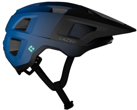 LAZER Finch KinetiCore Kids Bike Helmet, Girls and Boys Toddler Bicycle Helmet for Ages 5 and Over, Adjustable Fit from 50-56 cm, Matte Blue Black, One Size