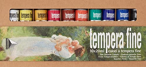 Industrie Maimeri 2598100 Temperafarben 10 Tuben