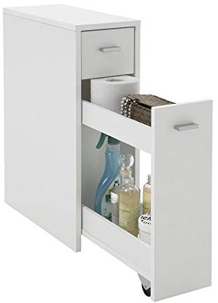 FMD Möbel, 930-001 Casa Nora Mehrzweckschrank, spanplatte / melamin / holz, weiß, maße 20.0 x 45.0 x 61.0 cm (BHT)