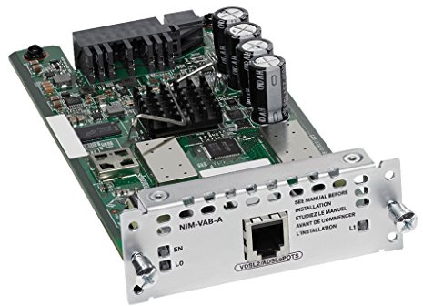 Cisco MultiMODE VDSL2/ADSL/2/2+ **New Retail**, NIM-VAB-A = (**Nowa detaliczna** NIM Załącznik A)