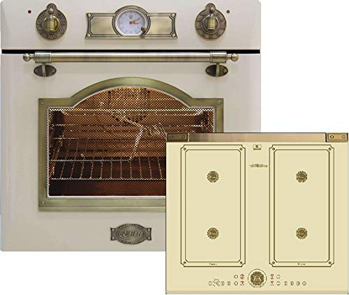 Herdset Autark Kaiser Empire,Einbau Backofen Kaiser Eh 6355 ElfEm + Induktionskochfeld 60cm 6745 Drehspieß,Selbstreinigung,Einbaubackofen,Herd,Kochfeld 60cm,Backofen mit Kochfeld,Herd Set
