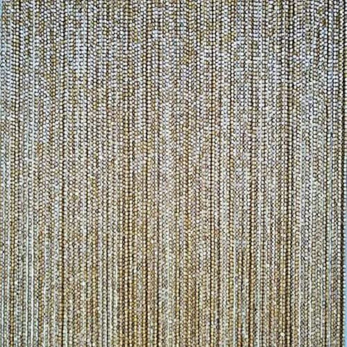 GIVROLDZ Perlenvorhang Tür Vorhang Hölzern, Natur 40/50/60/70/80 Strands Quaste Teiler Sichtschutz Eingang Schlafzimmer Wohnzimmer 8 Farben, Angepasst,H,100x220cm(3.28x7.22ft)
