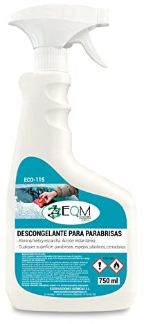EQM - ECO-115 - Descongelante para Parabrisas -750 ml - Elimina Hielo y Escarcha de Inmediato - Efecto preventivo, Reduce la formación de Hielo