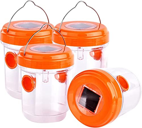 RHSH Lot de 3 pièges à guêpes jaunes piège guêpes et frelons piege a guepes et frelons piege a frelons asiatique piege a guepe jaune- Pour l'intérieur et l'extérieur