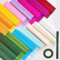 Krepppapier,14 Rollen Krepppapier Crepe Papier 25 x 250cm Bunt Zum Basteln Crepe Papier kreppband mit 50 Stück 30cm Grünes Kabel, 1 Rolle grünes Klebeband ffür Partydeko, Geburtstagsdeko