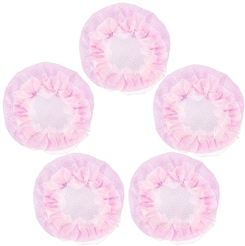 minkissy 5-Teiliges Set Mit Kopfteilen Für Damen Kinder Haarspangen Outfit-Sets Für Damen Skater-Dutt-Abdeckung Haarspange Dutt-Abdeckung Ballett-Haar-Snood Ballett-Haarnetze