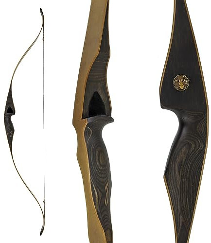 Jackalope Moonstick Carbon - 50 Zoll - 20-50 lbs - One Piece Recurvebogen (25 lbs, Linkshand)