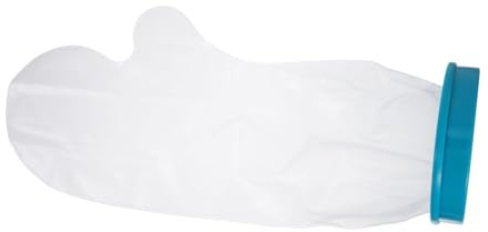 Protector de Yeso para Brazo Infantil Blanco 1 Pieza | Ducha y Baño, Pvc Pp y Silicona, Reutilizable, Cubre Brazo y Yeso Ajuste para Niños