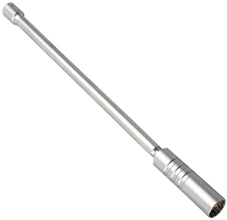GVSS 1 Pièce Cle a Bougie 14mm, Douille Bougie,Clé à Bougie d'allumage,Magnétique Cle a Bougie Universelle 3/8,Clé à Bougie Pivotante à 12 Points pour Retrait de Bougies D'Allumage Automobiles