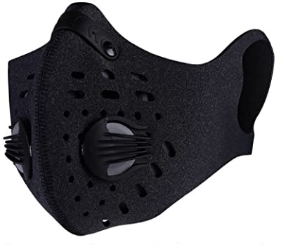 Aktivierte Kohlenstoff -Gesichtsmaske für Staub, Verschmutzungsmaske Anti -Pollen -Allergene Gesichtsstaubmaske Abgasmaske Filtrat PM2.5 Maske für das Fahren von Fahrrad -Outdoor -Aktivitäten wa