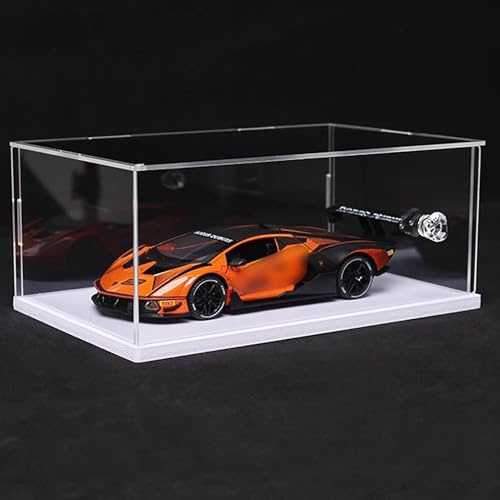 Vitrina Expositora Caja de Exhibición de Acrílico con Puerta, Estuche de Plástico con Protección UV para Maquetas de Automóviles/souvenirs/cajas Sorpresa/libros(40 x 25 x 25 cm ( 16 x 10 x 10 in ))