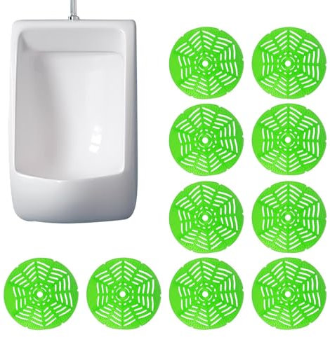 Tapis Désodorisants Pour Écran D'urinoir, Lot De 10 Tapis D'urinoir Désodorisants Pour Contrôle Des Odeurs, Tampons D'urinoir, Détachants Longue Durée Pour Salles De Bain, Toilettes