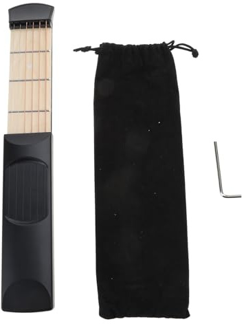 DOUDINGMAO Gitarren-Übungswerkzeug mit 4 Bünden, 6 Bünden, linke Hand, Gitarren-Gadget, Akkord-Trainer für Anfängerübungstraining