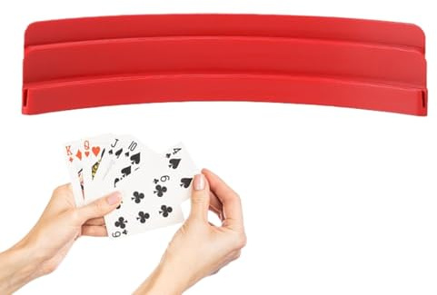 Bomefoi Spelkorthållare, spelkortshållare,Portable Card Stand Three-Layer | Professionella däcksamlingar, förvaringsfodral, bordstillbehör, brädspel leveranser för seniorer