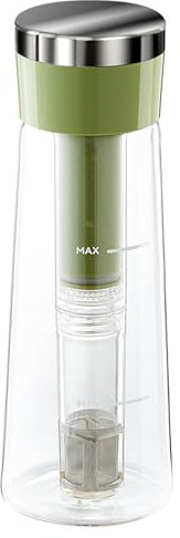 Brocca da viaggio isolata per tè caffè freddo coperchio a prova di perdite robusto in acciaio inossidabile accessori da campeggio all'aperto escursionismo multiuso bottiglia per brevi freddi