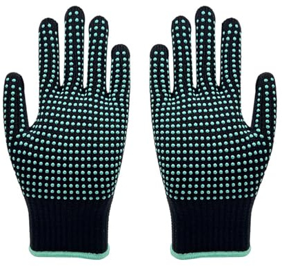 ZEPFJHE Guanti Da Griglie A Prova Calore In Silicone Con Design Antisciplina Adatto Per Cuocere Cucina In Sicurezza Protettiva Da Esterna Barbecue Esterno Guanti