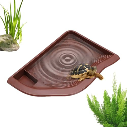 Generisch Cuenco de Agua para Reptiles - Reptiles | Gran Cuenco para Estanque paisajístico para - Tortuga