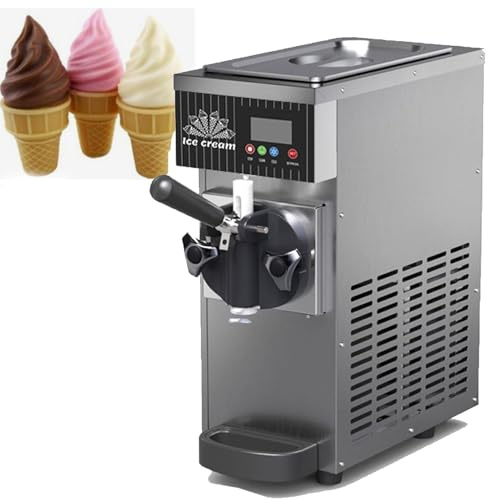 LMYYDES Sorbetière Italienne, yaourtière 3,5 L 450 W avec écran LCD et Nettoyage Automatique, Production de 80 à 100 bâtonnets/h pour Usage Domestique et fêtes de Famille. Silver
