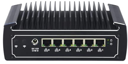 Micro Firewall Appliance, Mini PC, PFSense, Untangle, Sophos xg, Mikrotik, OPNsense, VPN, Router PC, 3865U 3867U, RX03, SIM Slot, HDMI, COM, 6 x LAN, Vesa Mount, 0 RAM, 0 Storage, Barebone No System