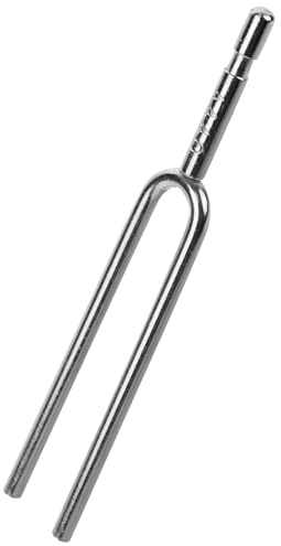 Abaodam Standard A 440hz Stimmgabel aus Metall Rund Langlebig Instrumentenstimmwerkzeug für Violine Bratsche Cello Gitarre Wiederverwendbar und Vielseitig