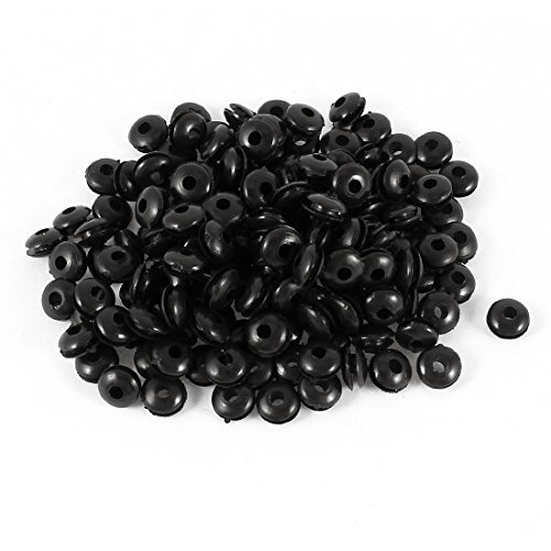 Sourcingmap 100Pcs Electrical Wire Rubber Grommets Cable Protector 3mm x 8mm