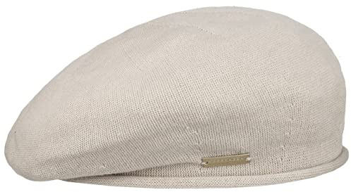 Seeberger Rollrand Baskenmütze Damenmütze Sommermütze Mütze Baske Damenbaske (One Size - beige)