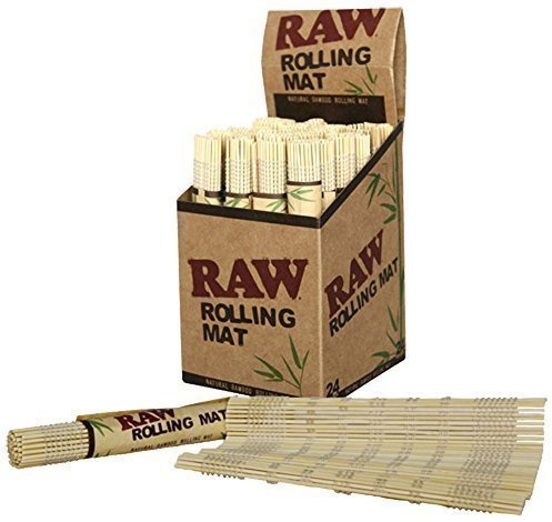 RAW® Natural Bamboo Rolling Mat / 24er (Drehhilfe, Drehmatte, Rollmatte)