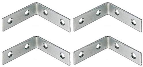 50x50x16mm 90 Degree Right Angle Metal L Shaped Bracket Corner Brace Fixing Shelf Support Repair x4