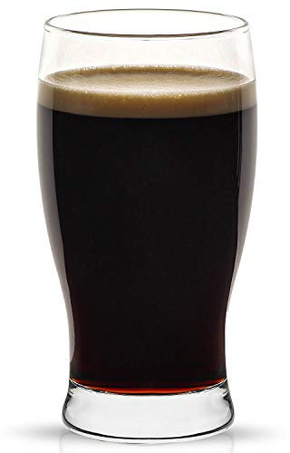 LAV 6 pieza Belek Tulip pinta de cerveza de cristal Set - Ampliación de estilo clásico de bulbo Forma Craft Beer Glasses Ale - Claro - 580 ml