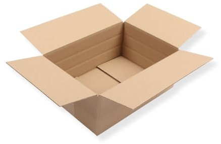 30 St. Versandkarton 350 x 250 x 150 Größe S Faltschachtel Transportkiste Faltkarton Packsetkarton mit 2 Zusatzrillern bei 50 und 100 mm