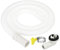 PATIKIL 3.3ft Aria Condizionatore Drenaggio Tubo Flessibile Kit, Universale Drenaggio Connettore Tubo di scarico con Morsetto per Mini-Split Finestra Unità AC Rubinetto, Bianco