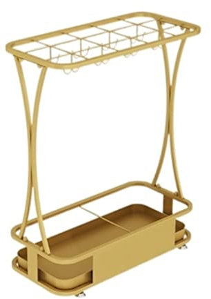 Schirmhalter Regenschirmständer Schirmständer Regenschirmständer Aus Eisen, Metallschraube, Verstärkung, Ablaufwanne, Design, Rattan-Design, Regenschirmhalter Für Den Innenbereich Regenschirmhalter (