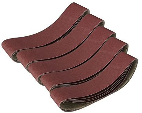 Homoyoyo 5 Pz Carta Vetrata Per Metallo Carta Abrasiva Levigatrice a Nastro Carta Vetrata Nastro Abrasivo Per Metallo Strisce Abrasive Strisce Di Carta Vetrata 100 Mm Cintura