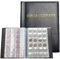 Fhioevt Album Monedas 480 Bolsillos Album Monedas Coleccion 3x3 cm Album para Monedas 20 Paginas Álbum de Monedas Libro de Colección de Monedas de Cuero para para Coleccionar Monedas (Negro)