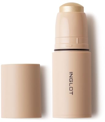 Inglot Cremiger Highlighter-Stick | Natürlicher Glow und Einfache Anwendung | Langanhaltender Effekt | Feuchtigkeitsspendende Formel zum Akzentuieren des Gesichts | Delicate Glow 310 | 6,2g