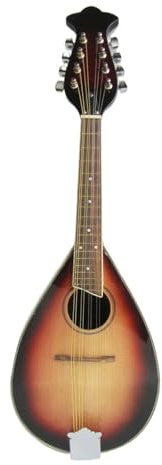 Acoustique Mandoline Instrument Instrument À Cordes Professionnel Pour Débutants Et Adultes Mandoline En Bois Massif Instrument De Musique En Sunburst Sans Boîte(Orange)