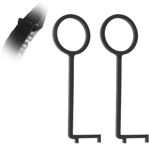 2Pcs Timing Belt Test Tool PSA Belt Gauge Key Tool for PureTech 1.0 and 1.2 Peugeot Citroen Opel (3 cylinder) PSA EB0 and EB2 Adjustment Tool Wear Test Tool for 2008 208 301 3008 5008 C1 1643190080