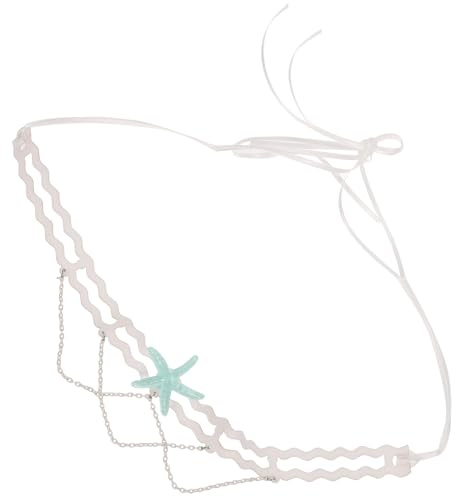 CONGARTENO Seestern Choker Halskette Strand Kurz Boho Stil Schlüsselbein Schmuck Meerjungfrau Cosplay