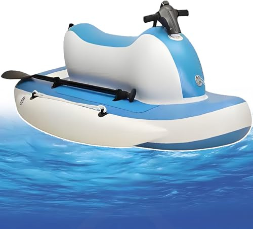 Elektrischer Unterwasser-Scooter, 500 W, aufblasbar, mit Fernbedienung, 3–9 km/h, 10000 mAh, für Erwachsene, Pool, See, Ozean, Jet, Ski, Surfbrett