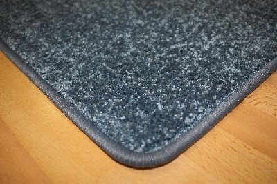 Velour Teppichboden Chic blau (74), Auslegeware 150 x 400cm