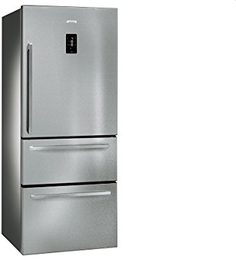 Smeg FT41BXE Autonome 466L A+ Acier inoxydable réfrigérateur-congélateur - Réfrigérateurs-congélateurs (466 L, SN-T, 7 kg/24h, A+, Nouvelle zone compartiment, Acier inoxydable)